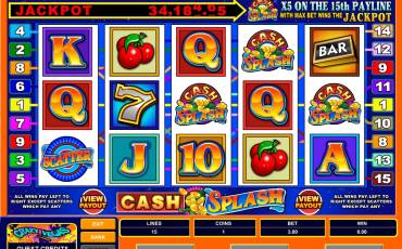 CashSplash 5 Reel slot