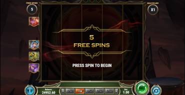 Champions of Mithrune: Free spins