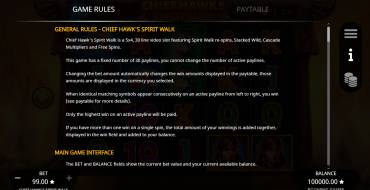 Chief Hawk's Spirit Walk: Rules