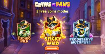 Claws vs Paws: Slot machine