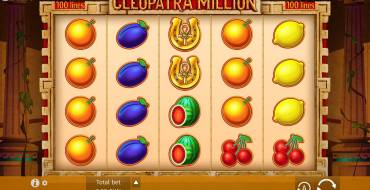 Cleopatra Million: Slot machine