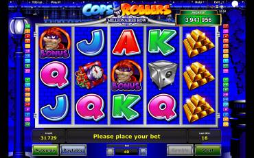 Cops ‘n’ Robbers – Millionaires Row slot