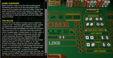 Craps Betsoft: Rules