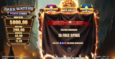 Dark Waters Power Combo: Free spins