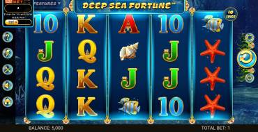 Deep Sea Fortune: Slot machine