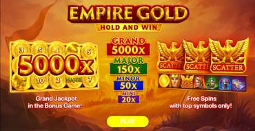 Empire Gold: Hold and Win: Unique features