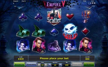 Empire V slot