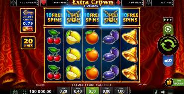 Extra Crown Deluxe: Slot machine