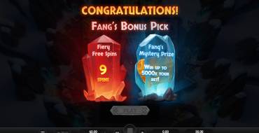 Fang's Inferno Dream Drop: Bonus games