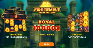 Fire Temple: Hold and Win: Unique features