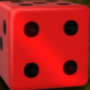 Froggy Dice: A red cube