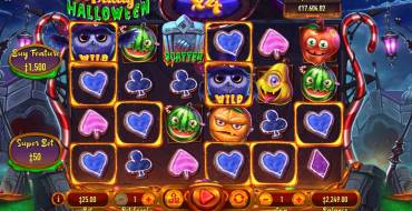 Fruity Halloween: The main screen