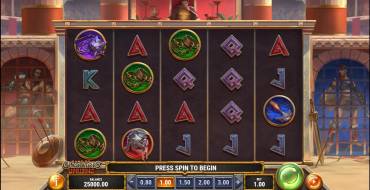 Game of Gladiators Uprising: Slot machine