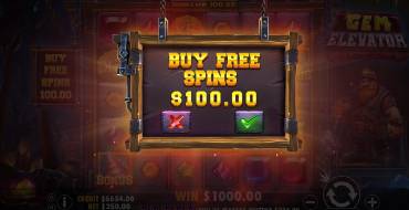 Gem Elevator: Free spins