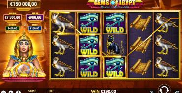 Gems of Egypt: Winnings