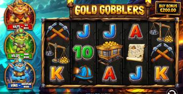 Gold Gobblers: Slot machine