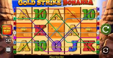 Gold Strike Bonanza Fortune Play: Slot machine