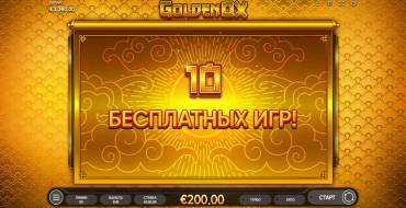 Golden Ox: Free spins and/or respins