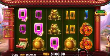 Greedy Fortune Pig: Winnings