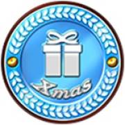 A gift symbol in Hawaiian Dream XMas slot