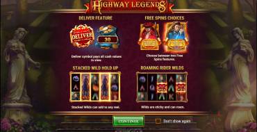 Highway Legends: Unique features