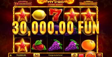 Hot Slot: 777 Stars: Winnings