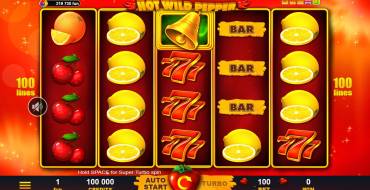 Hot Wild Pepper: Slot machine