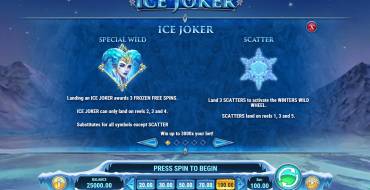 Ice Joker: Special symbols