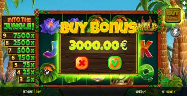 Into The Jungle Bonus Buy: Bonuses