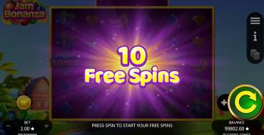 Jam Bonanza: Free spins