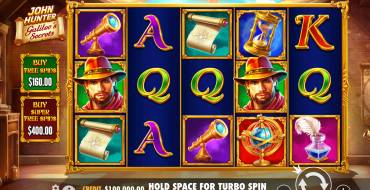 John Hunter and Galileo's Secrets: Slot machine