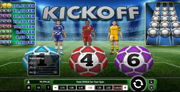 Kick Off: Slot machine