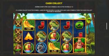 King Kong Cash Go Bananas Jackpot King: Bonus games