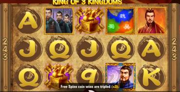 King of 3 Kingdoms: Slot machine