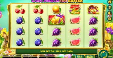 Lady Fruits 100 Easter: Slot machine