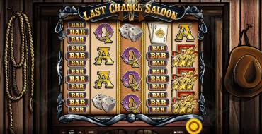 Last Chance Saloon: Slot machine