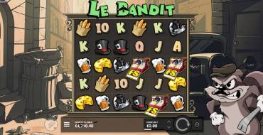 Le Bandit: Free spins