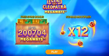 Legend of Cleopatra Megaways: Slot machine