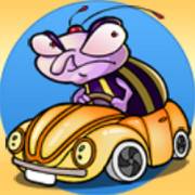 Lucky Buzz: A bee on a car