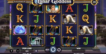 Lunar Goddess: Slot machine