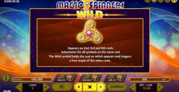 Magic Spinners: Special symbols