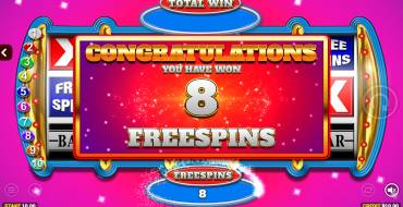 Mega Bars: Big Hit Jackpot King: Free spins and/or respins