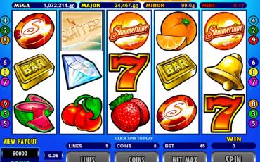 Mega Moolah Summertime – Progressive slot