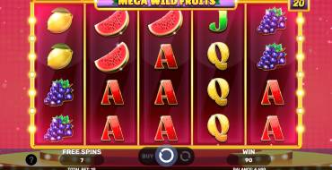 Mega Wild Fruits: Free spins