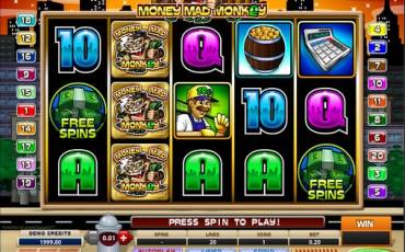 Money Mad Monkey slot