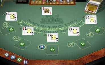 Multi-hand Perfect Pairs European Blackjack online