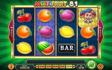 MultiFruit 81 slot