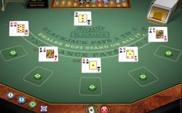 Multihand Classic Blackjack Gold online