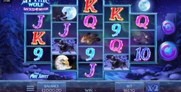 Mythic Wolf Sacred Moon: Slot machine