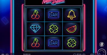 Neon Dreams: Slot machine